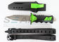 Titanium scuba diving knife water sports equipment with sheath and straps